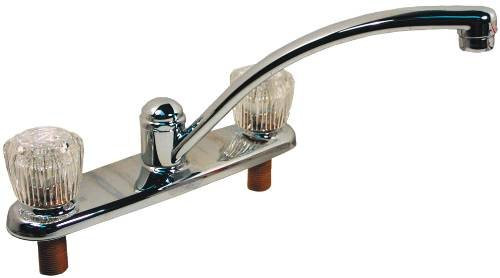 Delta 2480-AR-DST Pilar Two Handle Widespread Kitchen Faucet with Spray ARCTIC STAINLESS