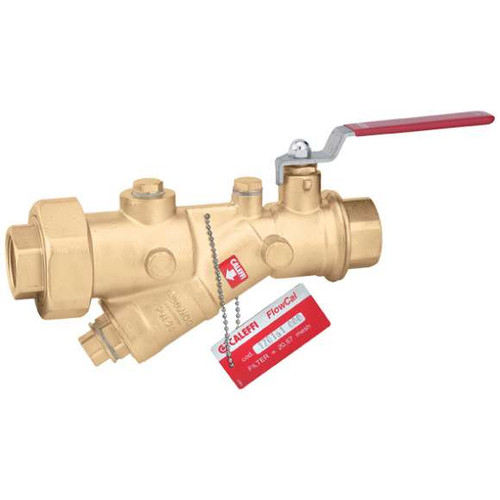 Caleffi 120161A 000 FlowCal Y-Strainer 1" NPT w/ball Valve