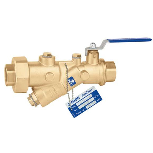 Caleffi 121159A 9G0 FlowCal Y Style PIBV Low Lead w/ shut off 3/4" Sweat 9 GPM