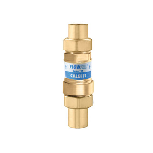 Caleffi 127159AFC 2G5 FlowCal+ PIBV Low Lead 3/4" Sweat w/ Check 2.5 GPM