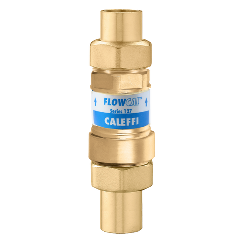 Caleffi 127354AF 2G5 FlowCal PIBV Low Lead 3/4" PEX Crimp 2.5 GPM Caleffi 127354AF 2G5 FlowCal PIBV Low Lead 3/4" PEX Crimp 2.5 GPM