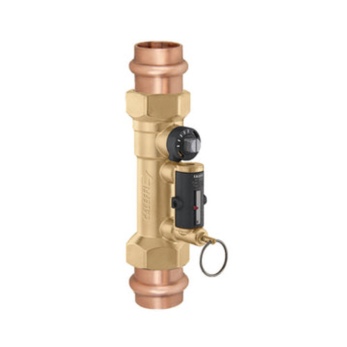 Caleffi 132776A QuickSetter Balancing Valve w/ Flow Meter 1 1/4" press 5 - 19 GPM