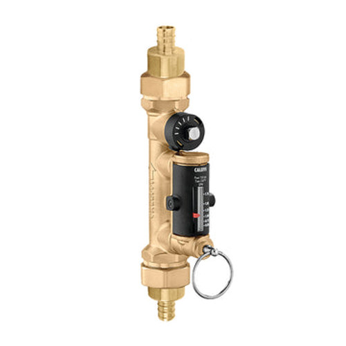 Caleffi 132452AFC QuickSetter+ Balancing Valve w/ Flowmeter Union, 1/2" Pex Expansion 2 - 7 GPM Low Lead