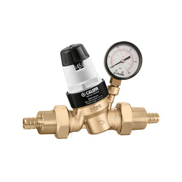 Caleffi 535551HA PressCal PRV ASSE 1003, 3/4" PEX Expansion w/ Pressure Gauge