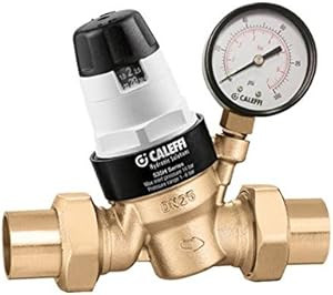 Caleffi 535651HA PressCal PRV ASSE 1003, 3/4" Press w/ Pressure Gauge