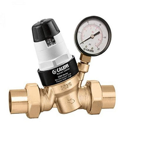 Caleffi 535981HA Pressure Reducing 1-1/2 Inch Sweat Brass
