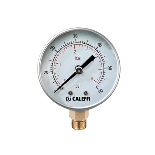 Caleffi NA10273 Pressure gauge, 0-100 psi, 1/8"