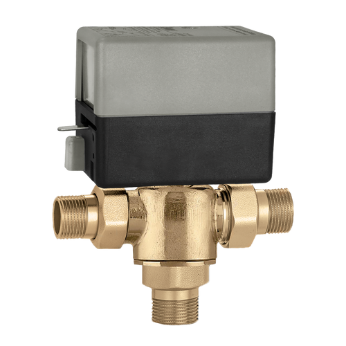 Caleffi Z300513 Z-One 3-Way valve body, 3/4", NPT, 3.5 Cv, 30 PSI P