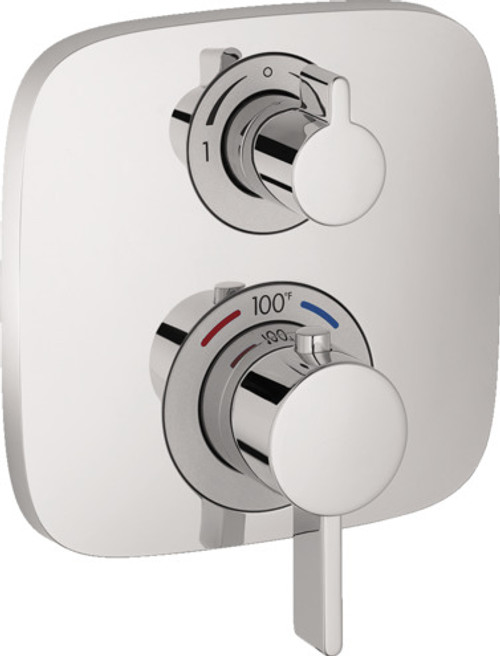 Hansgrohe 15708001 Ecostat E Thermostatic Trim with Volume Control and Diverter in Chrome