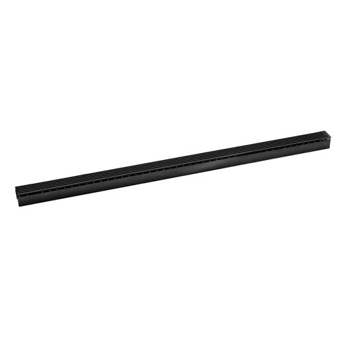 Infinity Drain 60" A 3860 BK Linear Drain Grate: Matte Black