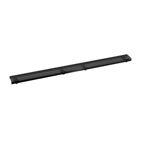 Infinity Drain 60" D 6560 BK Linear Drain Grate: Matte Black