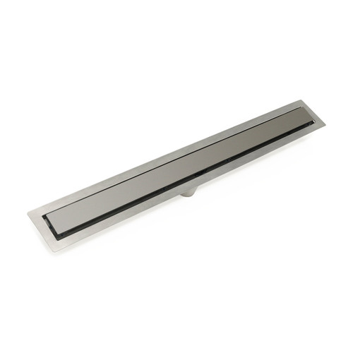 Infinity Drain 36" FFSG 6536 SS Linear Drain Kit: Satin Stainless