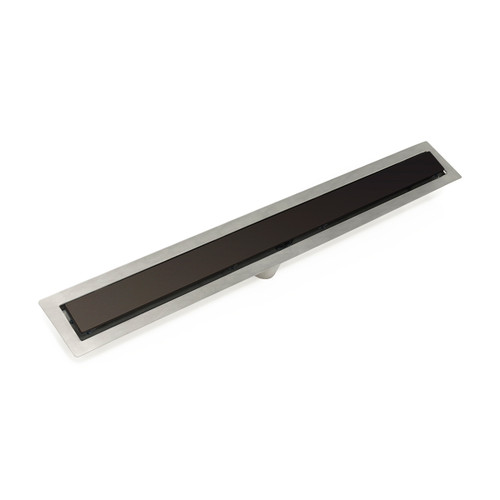 Infinity Drain 48" FFSG 6548 ORB Linear Drain Kit: Oil Rubbed Bronze
