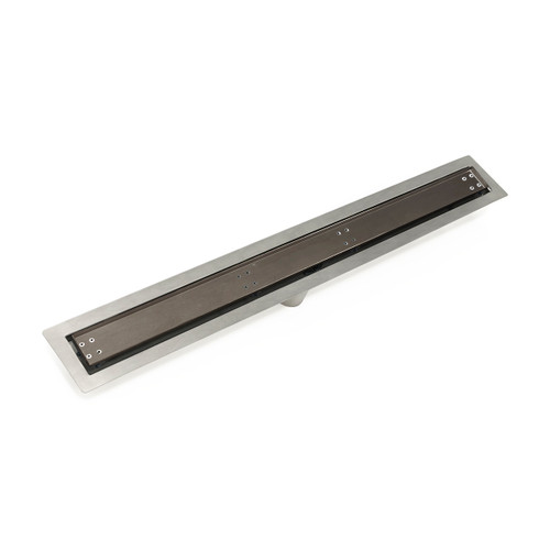 Infinity Drain 24" FFTIF 6524 ORB Linear Drain Kit: Oil Rubbed Bronze