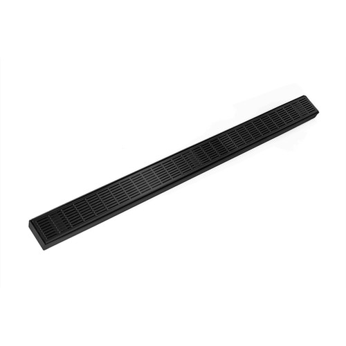Infinity Drain 32" FXIG 6532 BK Linear Drain Kit: Matte Black