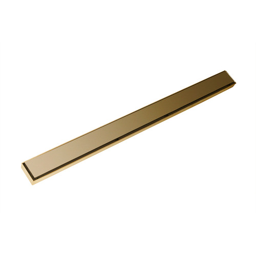 Infinity Drain 32" FXSG 6532 SB Linear Drain Kit: Satin Bronze