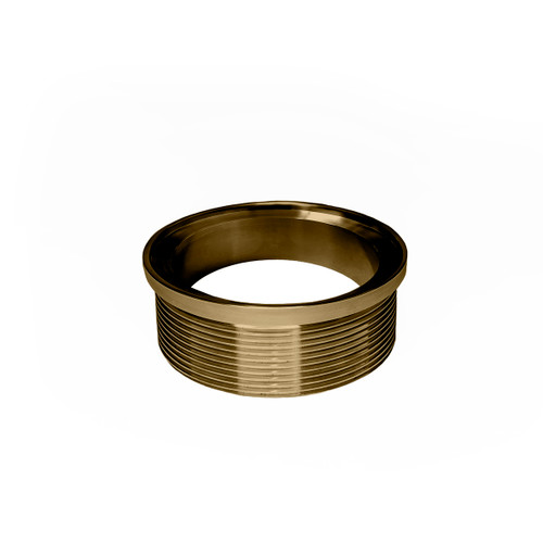 Infinity Drain 5" x 5" R 54-SB Center Drain Throat: Satin Bronze