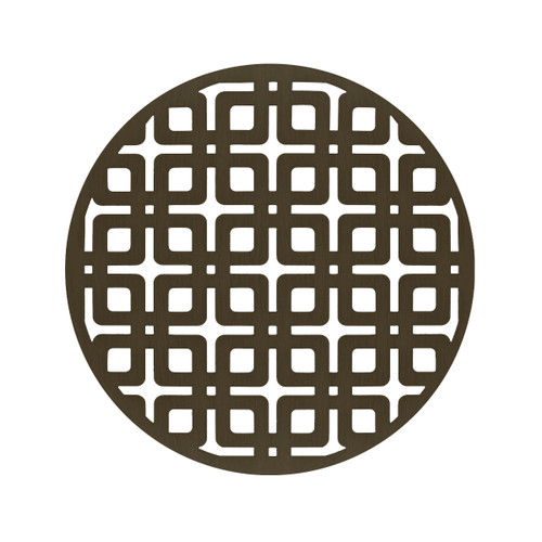 Infinity Drain 5" Round RKS 5 ORB Center Drain Decorative Cover: Oil Rubbed Bronze