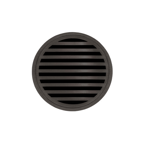 Infinity Drain 5" Round RND 5-3I ORB Center Drain Kit: Oil Rubbed Bronze