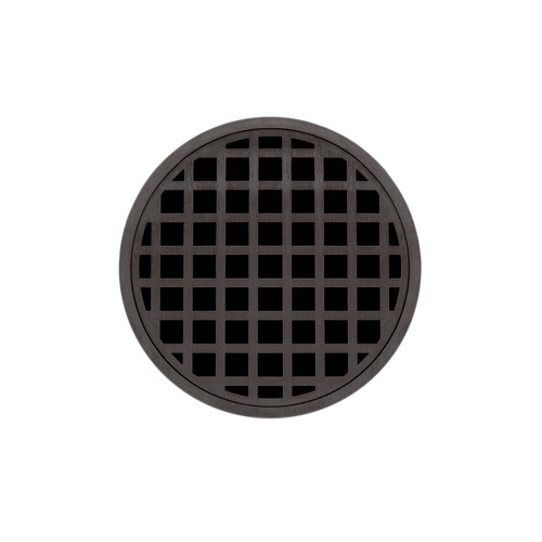 Infinity Drain 5" Round RQD 5-3I ORB Center Drain Kit: Oil Rubbed Bronze