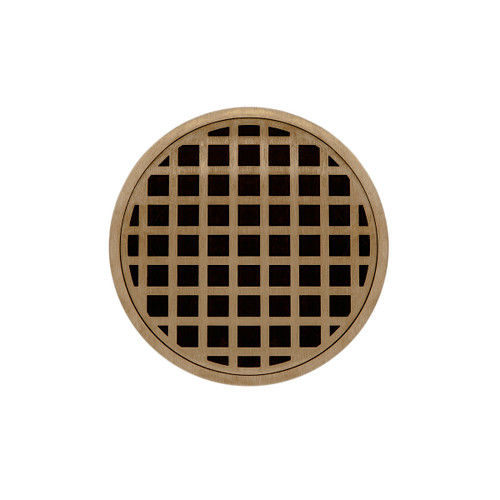 Infinity Drain 5" Round RQD 5-3I SB Center Drain Kit: Satin Bronze