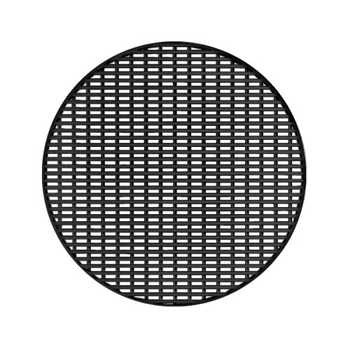 Infinity Drain 5" Round RWS 5 BK Center Drain Decorative Cover: Matte Black