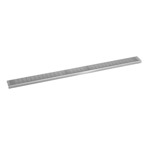 Infinity Drain 60" SA 6560 SS Linear Drain Grate: Satin Stainless