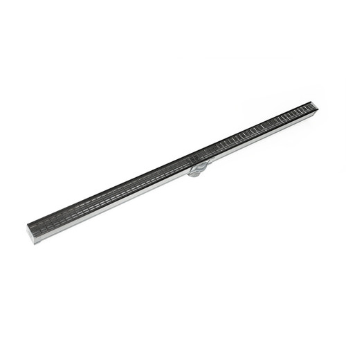 Infinity Drain 60" SAG 3860 BK Linear Drain Kit: Matte Black