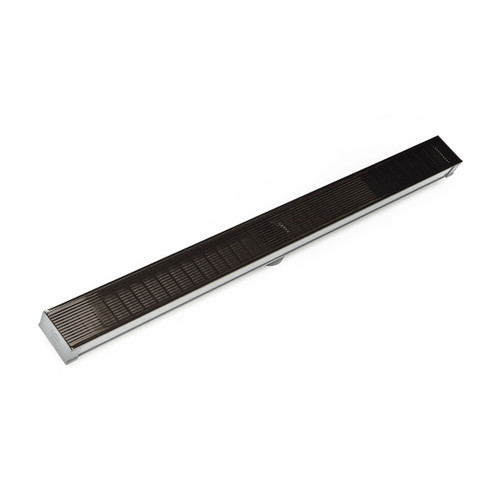 Infinity Drain 72" S-LAG 6572 ORB Linear Drain Kit: Oil Rubbed Bronze