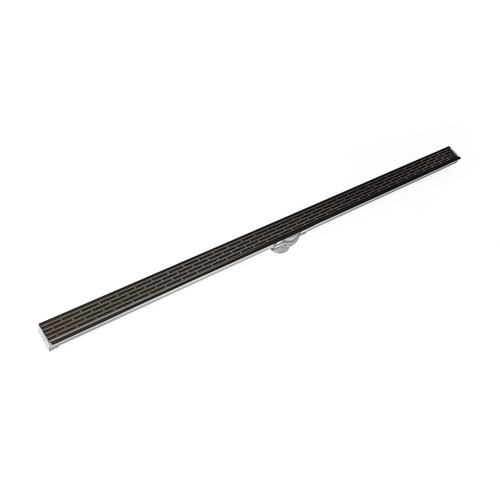 Infinity Drain 48" S-LT 3848 ORB Linear Drain Kit: Oil Rubbed Bronze