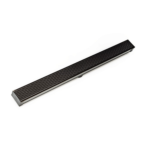 Infinity Drain 48" S-LT 6548 ORB Linear Drain Kit: Oil Rubbed Bronze