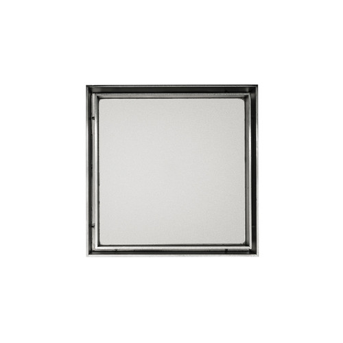 Infinity Drain 5" x 5" T 15 A SS Center Drain Kit: Satin Stainless