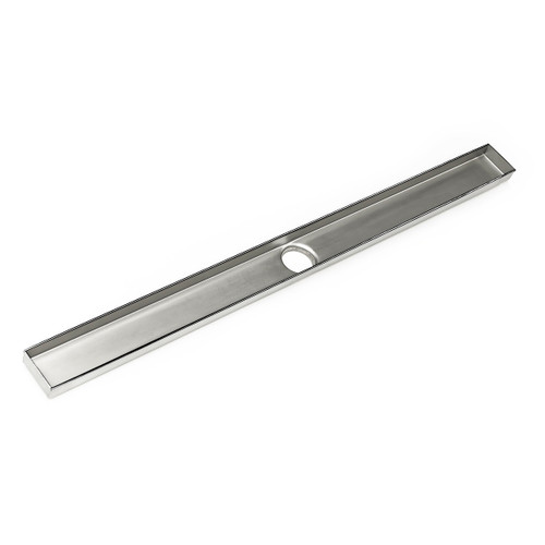 Infinity Drain 36" XC 6536 PS Linear Drain Channel: Polished Stainless