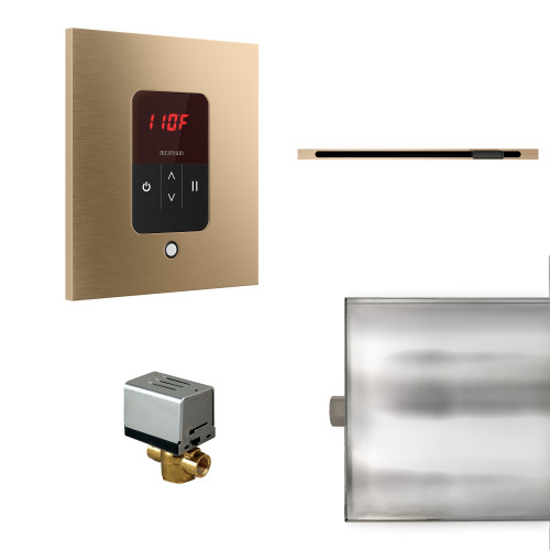 Mr. Steam BBUTLERLSBB Basic Butler Linear Steam Generator Control Kit / Package in Square Brushed Bronze