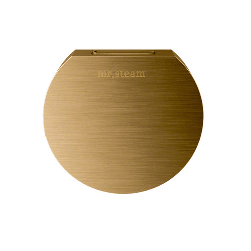 Mr. Steam 103937BB Aroma Designer Round 3 in. Steam Head in Brushed Bronze