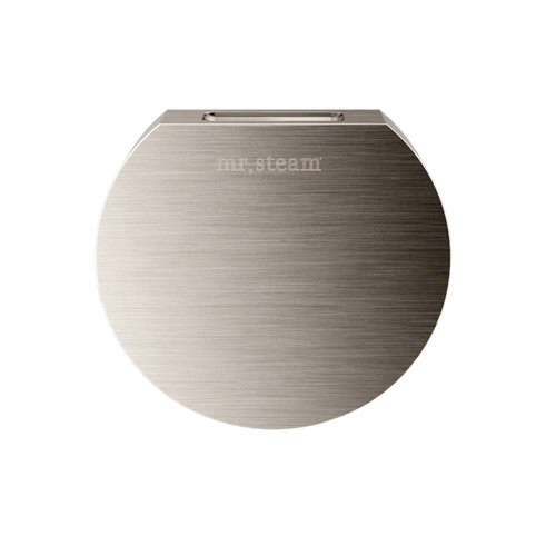 Mr. Steam 103937BN Aroma Designer Round 3 in. Steam Head in Brushed Nickel