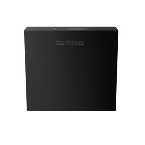 Mr. Steam 104040MB Aroma Designer Square 3 in. Steam Head in Matte Black