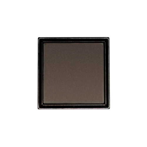 Infinity Drain 5" x 5" LTD5-2I ORB Center Drain Kit: Oil Rubbed Bronze