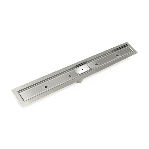 Infinity Drain 48" FFST 48 PS Linear Drain Kit: Polished Stainless