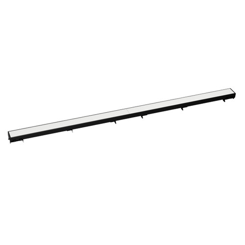 Infinity Drain 60" RA 6560 BK Linear Drain Grate: Matte Black