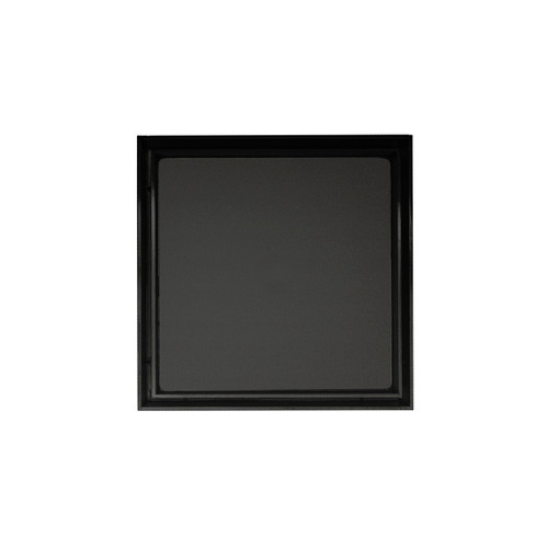 Infinity Drain 5" x 5" T 5 BK Center Drain Kit: Matte Black
