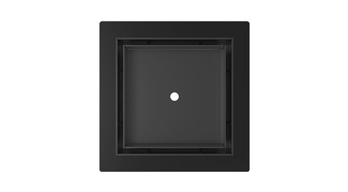 Infinity Drain 5" x 5" TLF 5 BK Center Drain Kit: Matte Black