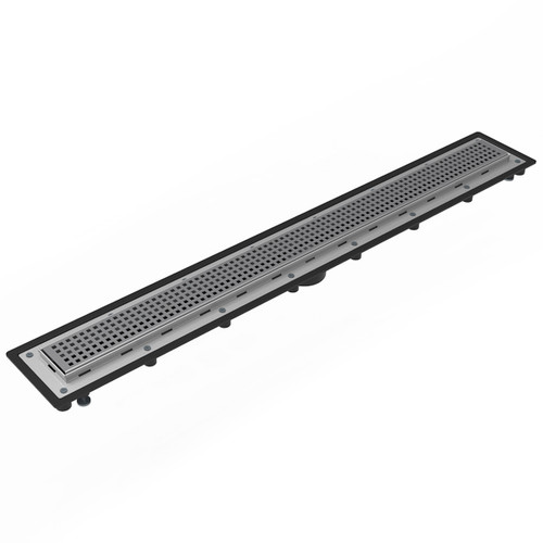 Infinity Drain 48" USQ-A 48 SS Linear Drain Kit: Satin Stainless