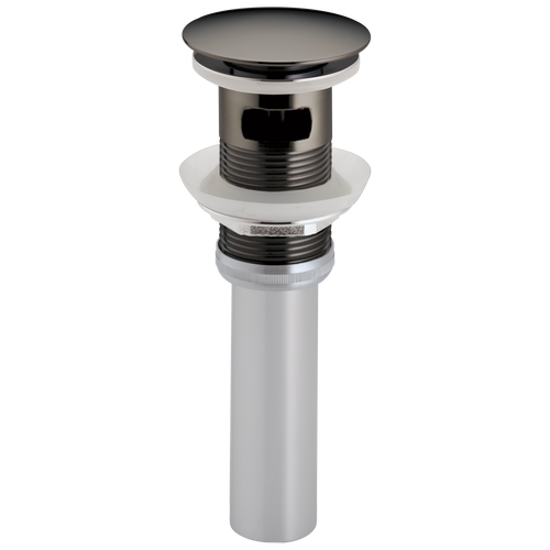 Brizo RP72414BNX Push Button Pop-Up Drain With Overflow Black Onyx