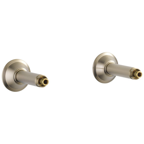 Brizo RP73764BN Traditional WALL MOUNT TUB FILLER UNIONS: Brushed Nickel