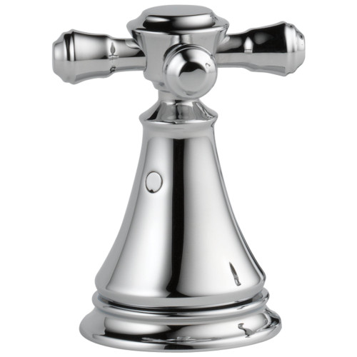 Delta Cassidy H295 Metal Cross Handle Set - Deck Mount Bathroom & Bidet - Two Handle Cross: Chrome