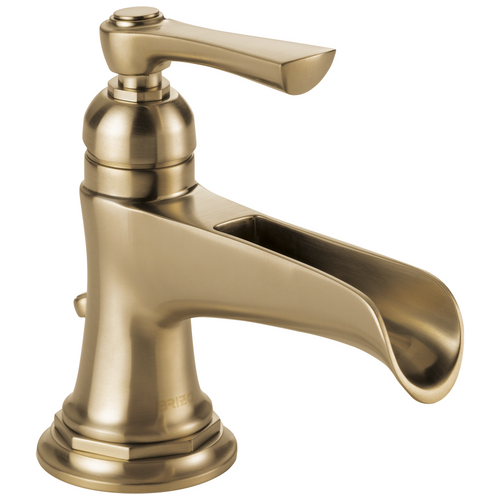 Brizo 65061LF-GL Rook Single-Handle Lavatory Faucet with Channel Spout 1.5 GPM With PopUp: Luxe Gold