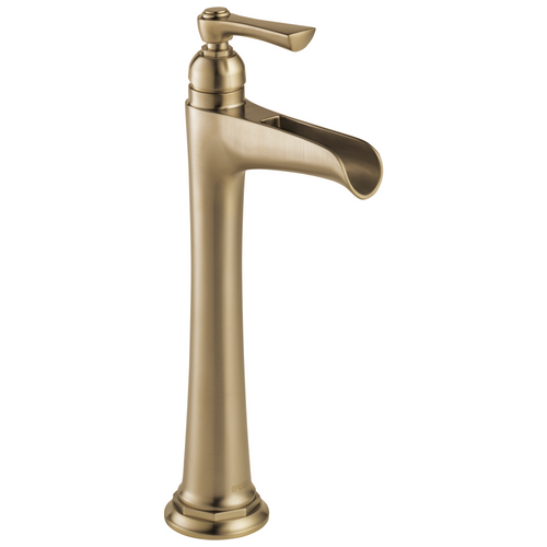 Brizo 65461LF-GL Rook Single-Handle Vessel Lavatory Faucet with Channel Spout 1.5 GPM: Luxe Gold