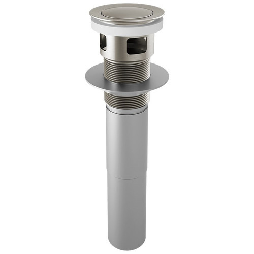 Brizo RP81628NK Push Button Pop-Up With Overflow: Luxe Nickel