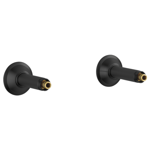 Brizo RP73764BL WALL MOUNT TUB FILLER UNIONS: Matte Black